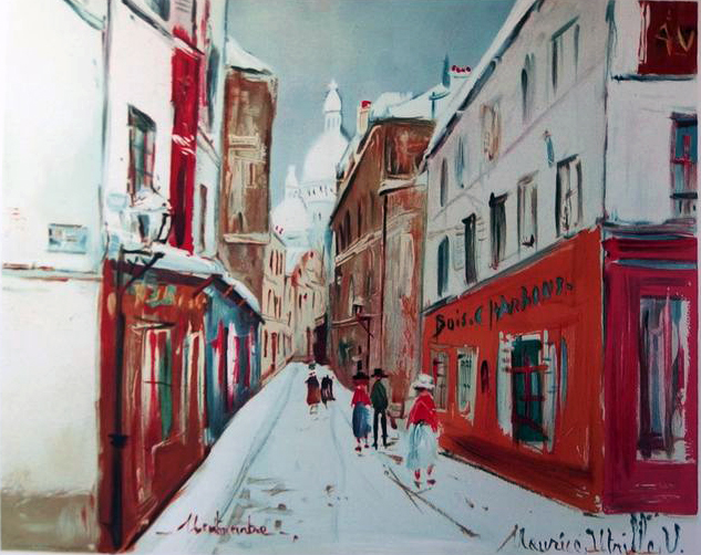 Monrmartre, Maurice Utrillo