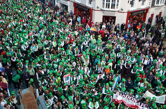 Largest Gathering of Peoople Dressed Like Leprechauns